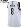 Dres Brooklyn Nets Patty Mills 8 Nike 2022-23 Association Edition Bijela Swingman - Dječji